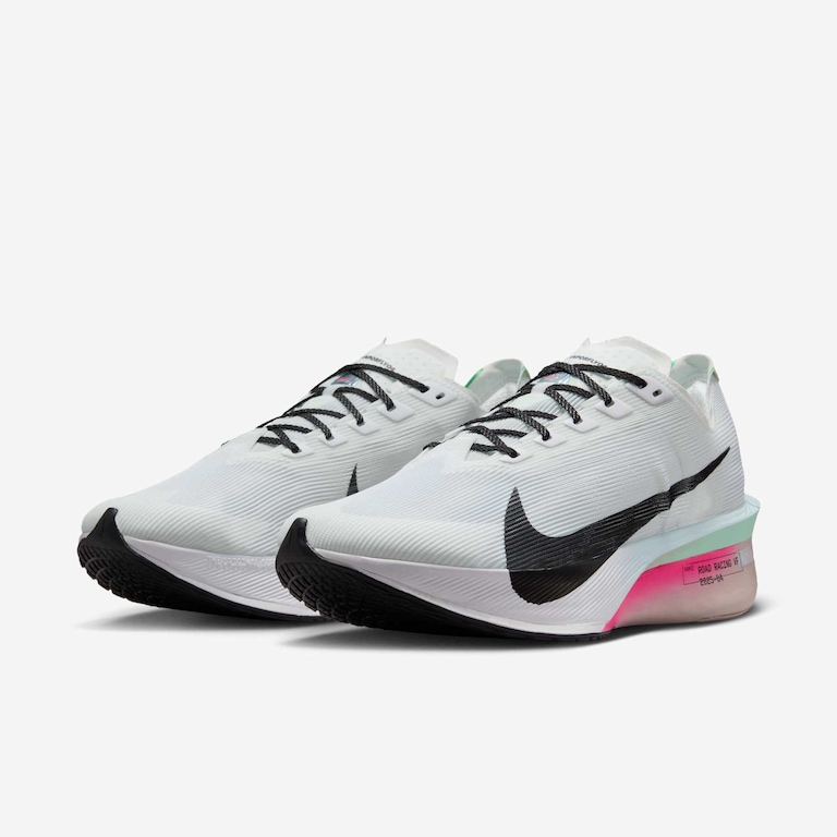 Tênis Nike Zoomx Vaporfly 4 Masculino - Branco | Rosa