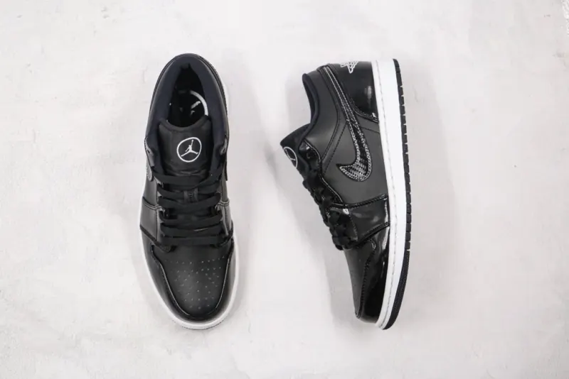 Tênis Air Jordan 1 Low ASW - Black Patent