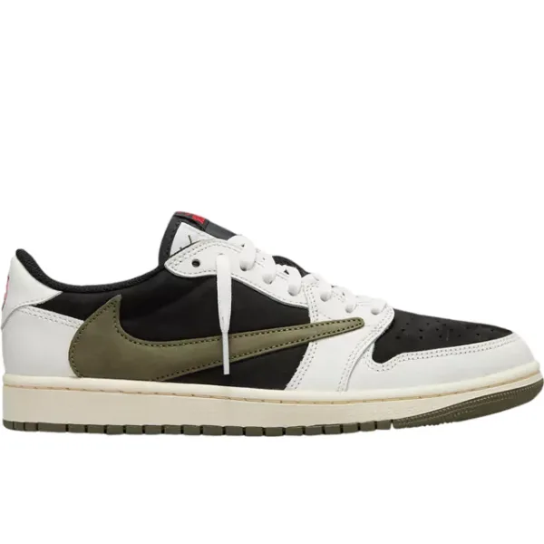 Tênis Travis Scott x Air Jordan 1 Low WMNS - Olive