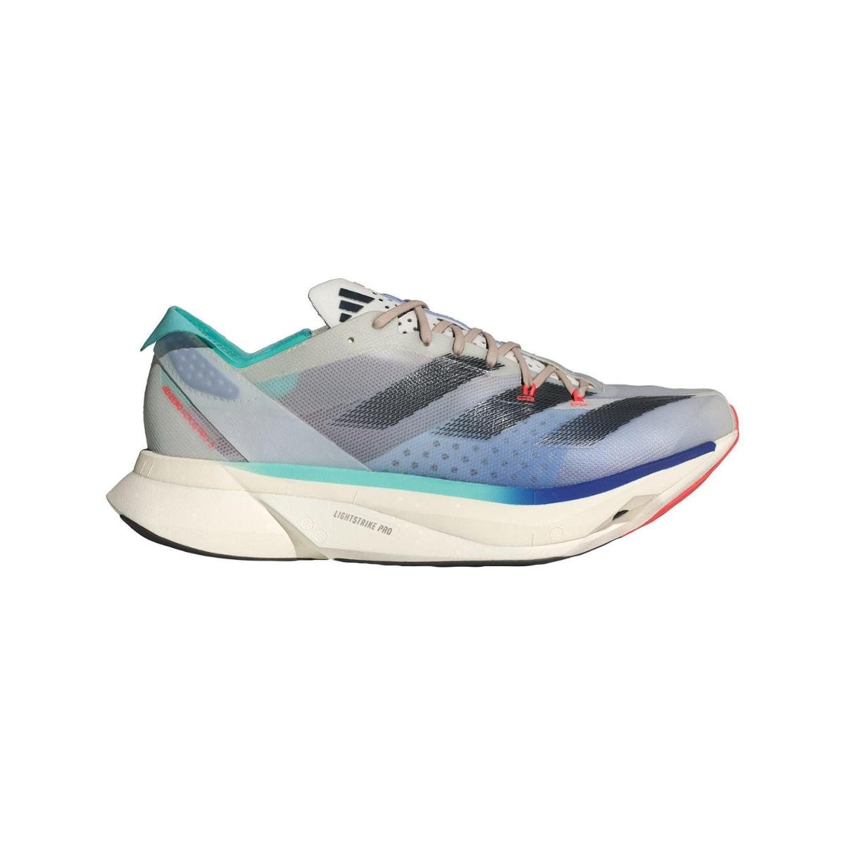 Tênis Adidas Adizero Adios Pro 3 Masculino - Branco | Azul