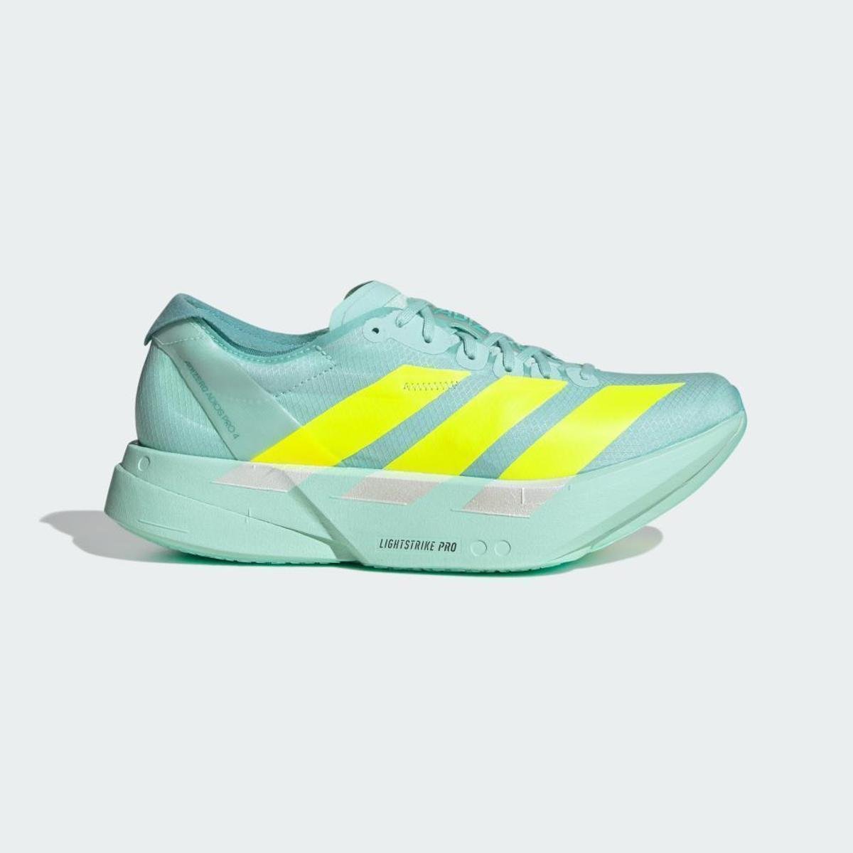 Tênis Adidas Adizero Adios Pro 4 Feminino - Azul Turquesa | Amarelo