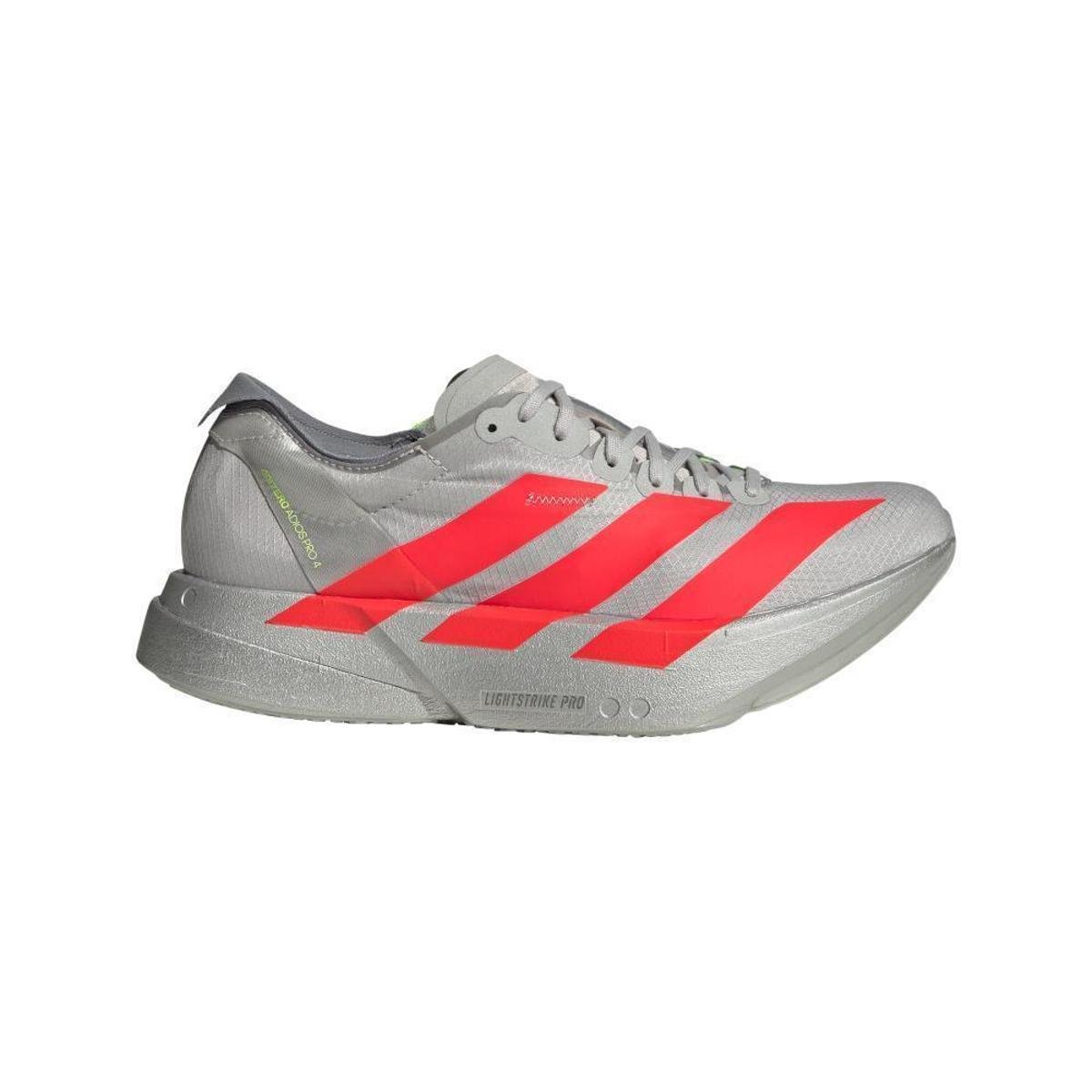 Tênis Adidas Adizero Adios Pro 4 Feminino - Cinza | Vermelho