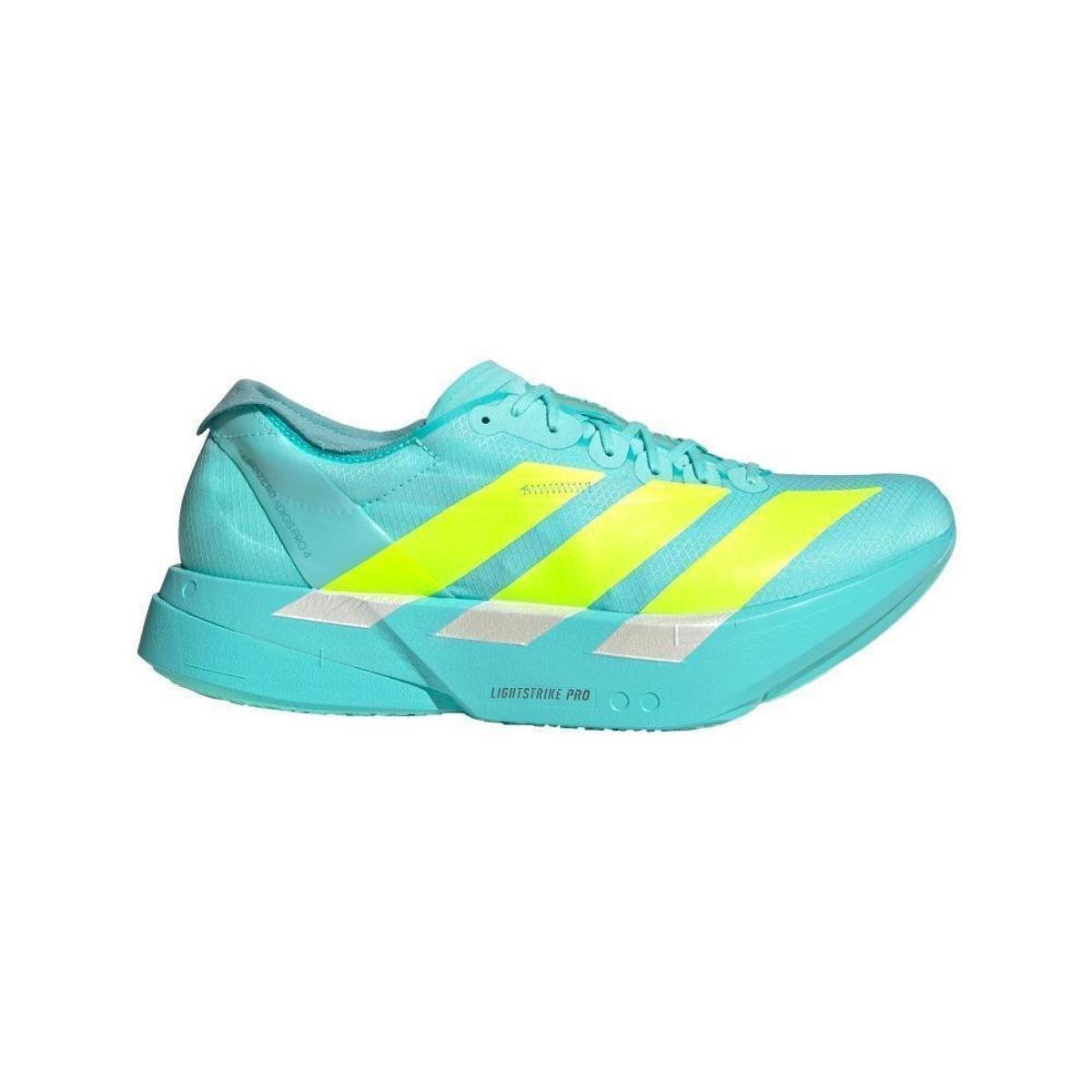 Tênis Adidas Adizero Adios Pro 4 Masculino - Azul Turquesa | Amarelo