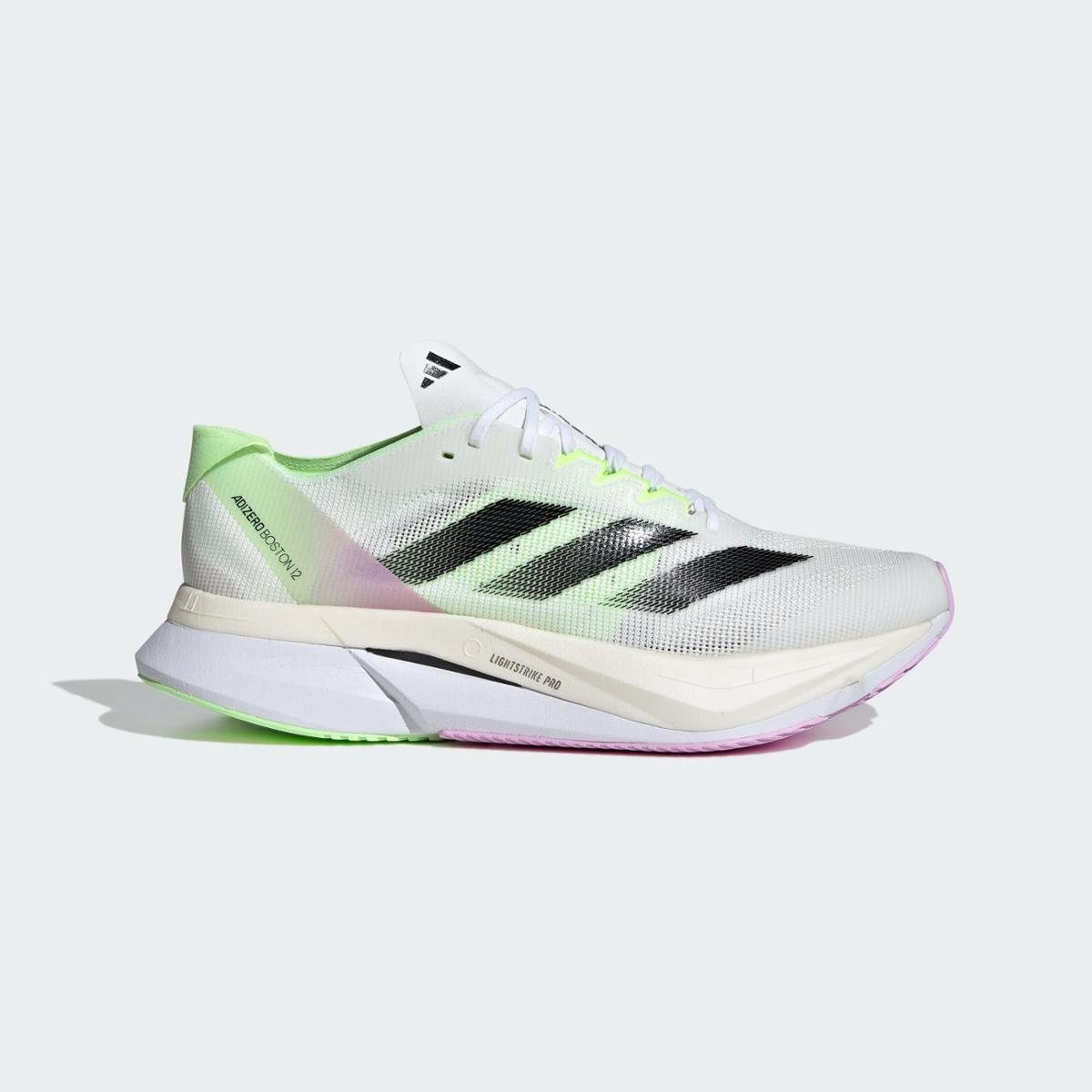 Tênis Adidas Adizero Boston 12 Masculino - Branco