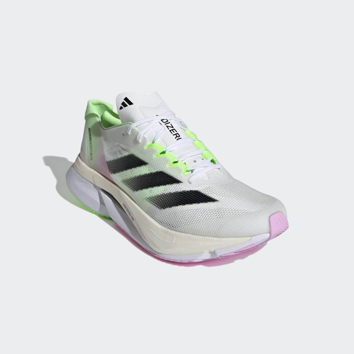 Tênis Adidas Adizero Boston 12 Masculino - Branco