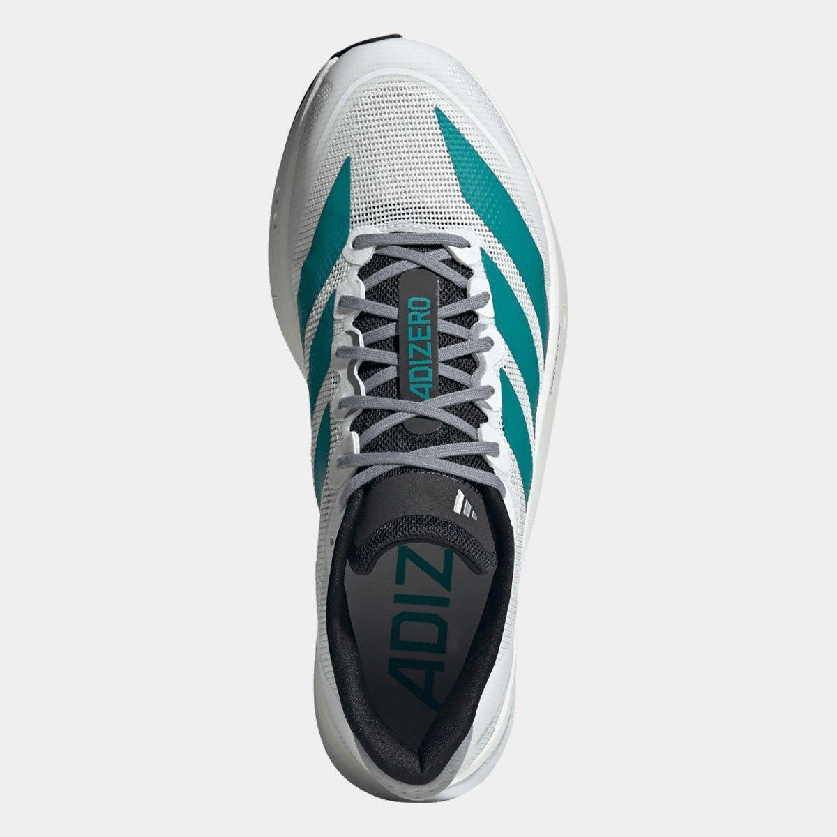 Tênis Adidas Adizero Boston 13 Masculino - Branco | Azul