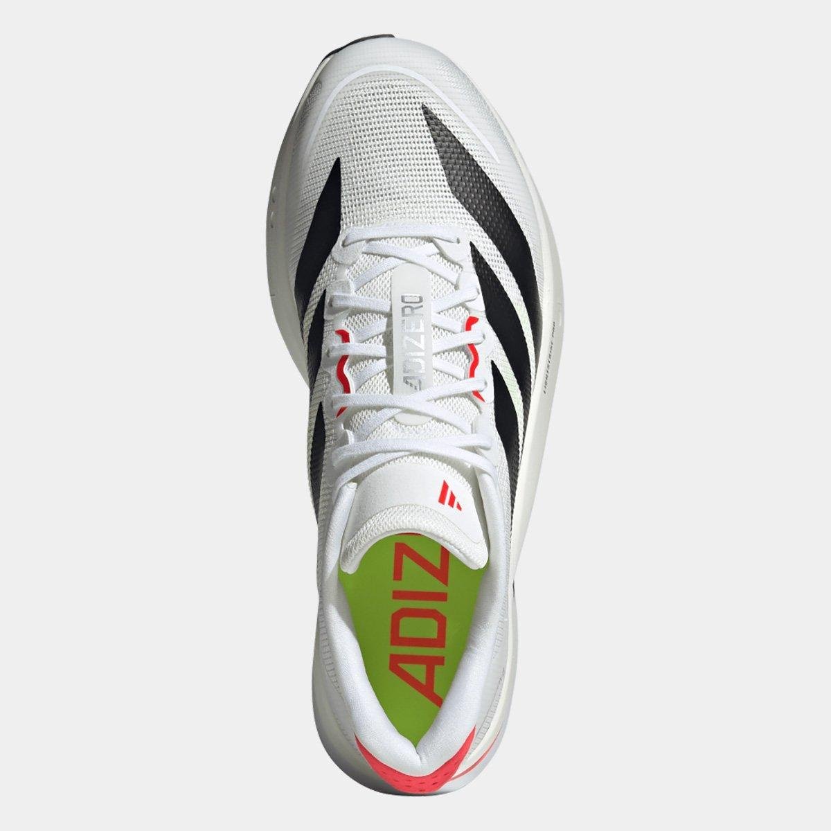 Tênis Adidas Adizero Boston 13 Masculino - Branco | Vermelho