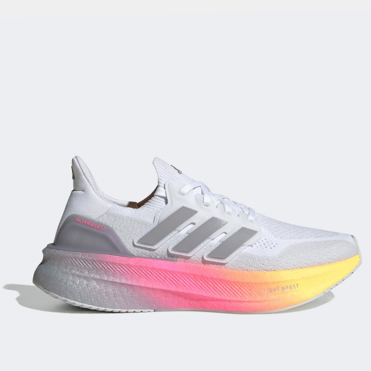 Tênis Adidas Ultraboost 5 Feminino - Branco | Rosa