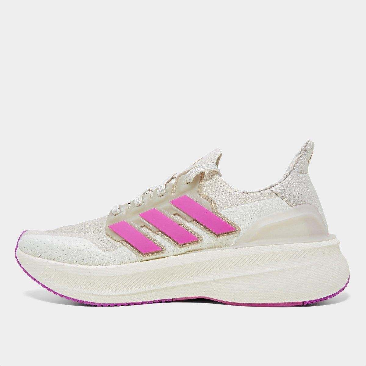 Tênis Adidas Ultraboost 5 Feminino - Cinza | Rosa