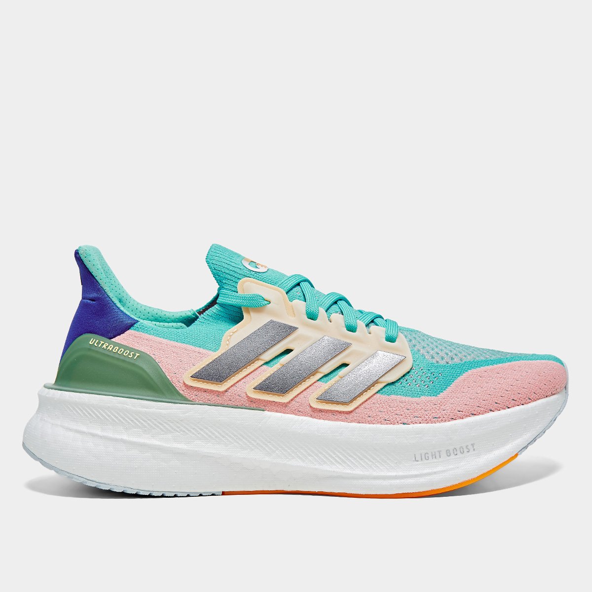 Tênis Adidas Ultraboost 5 Feminino - Laranja | Azul