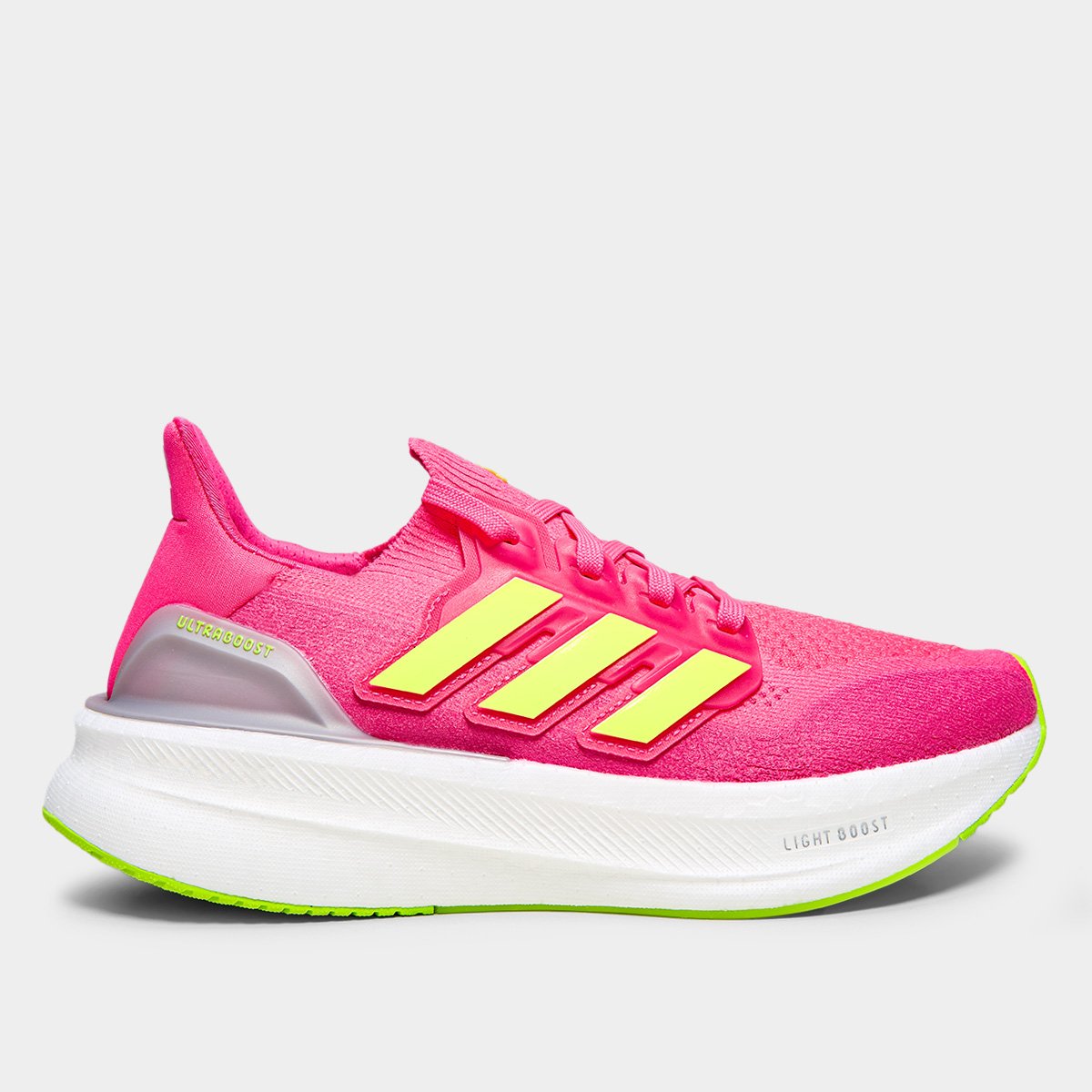 Tênis Adidas Ultraboost 5 Feminino - Rosa | Amarelo