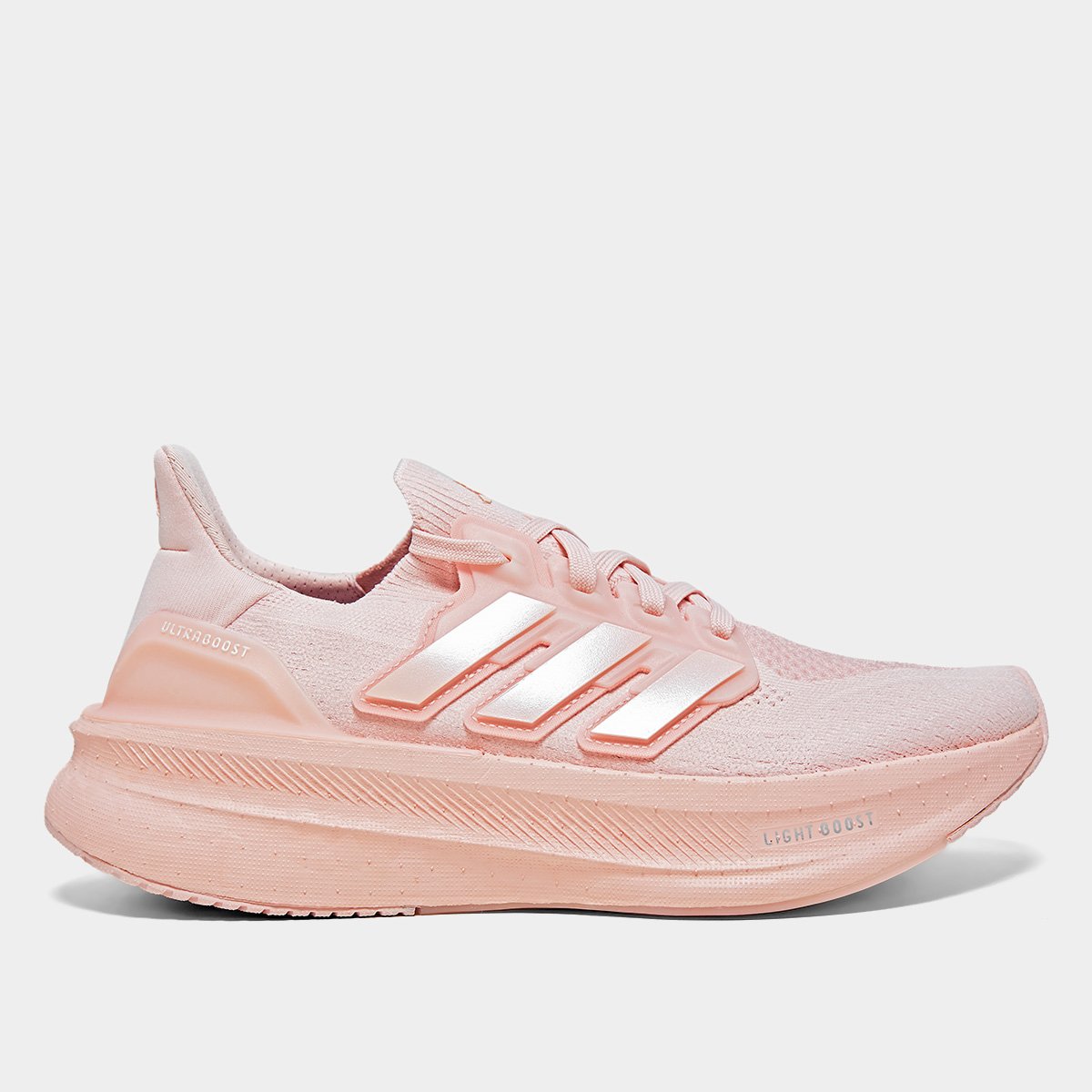 Tênis Adidas Ultraboost 5 Feminino - Rosa Claro