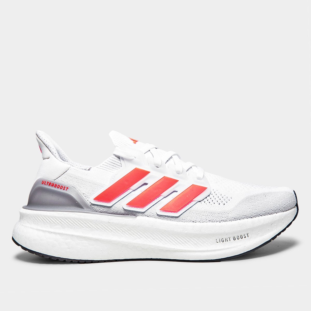 Tênis Adidas Ultraboost 5 Masculino - Branco | Laranja