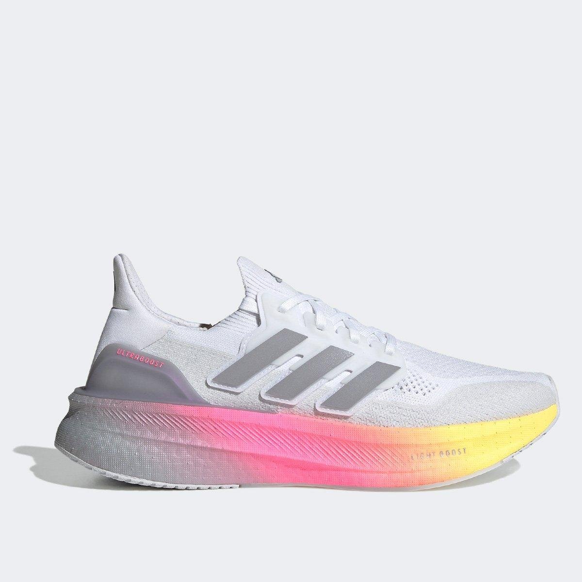 Tênis Adidas Ultraboost 5 Masculino - Branco | Rosa