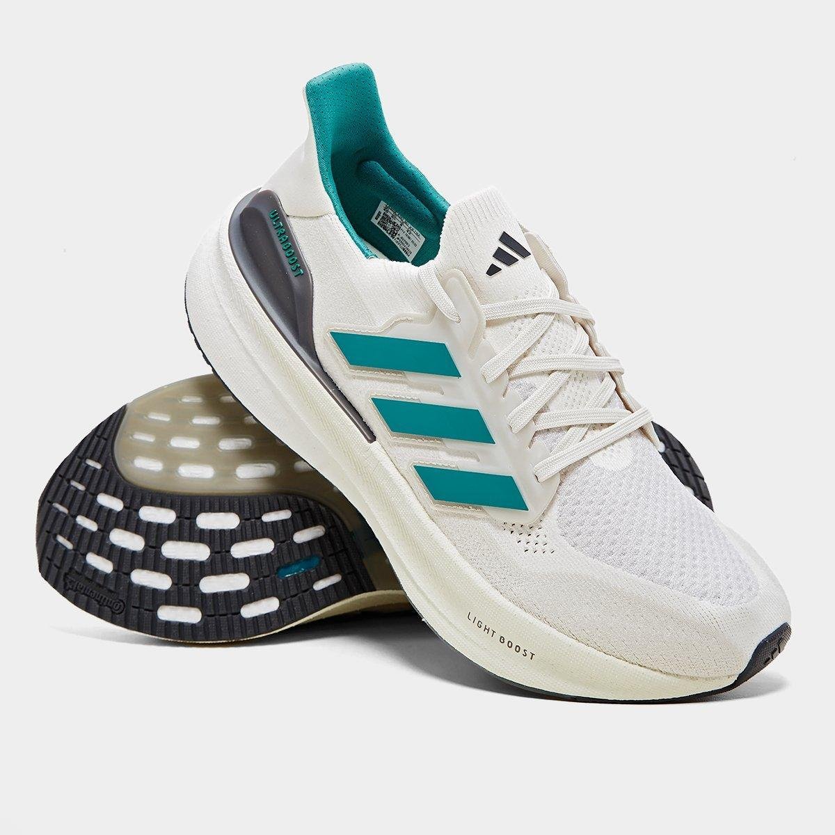 Tênis Adidas Ultraboost 5 Masculino - Branco | Verde