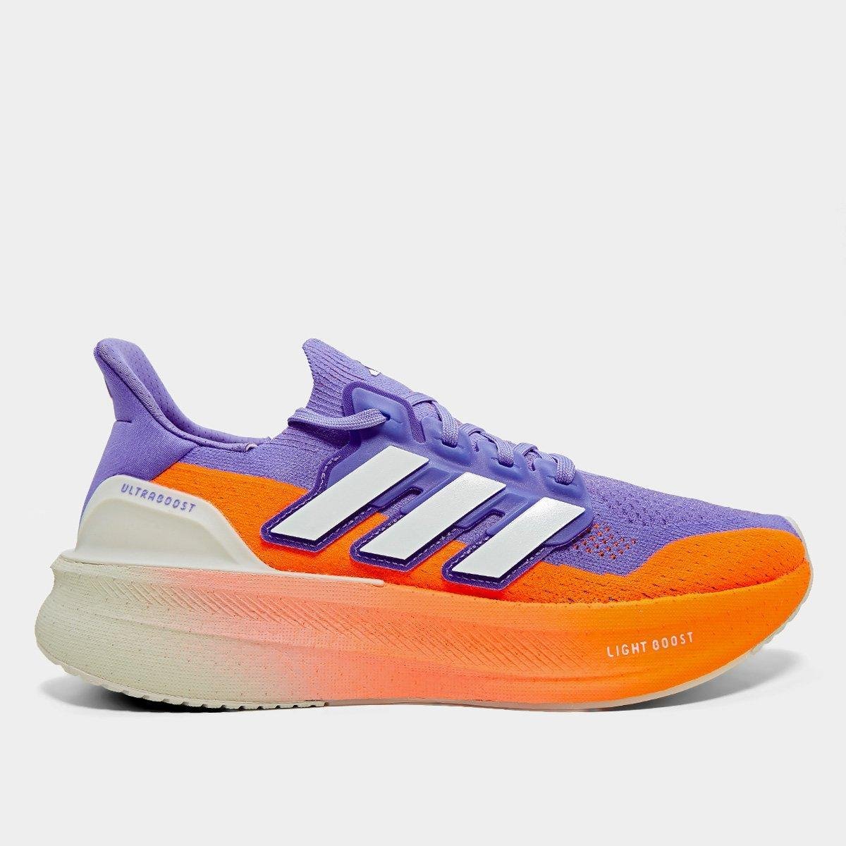 Tênis Adidas Ultraboost 5 Masculino - Laranja | Roxo