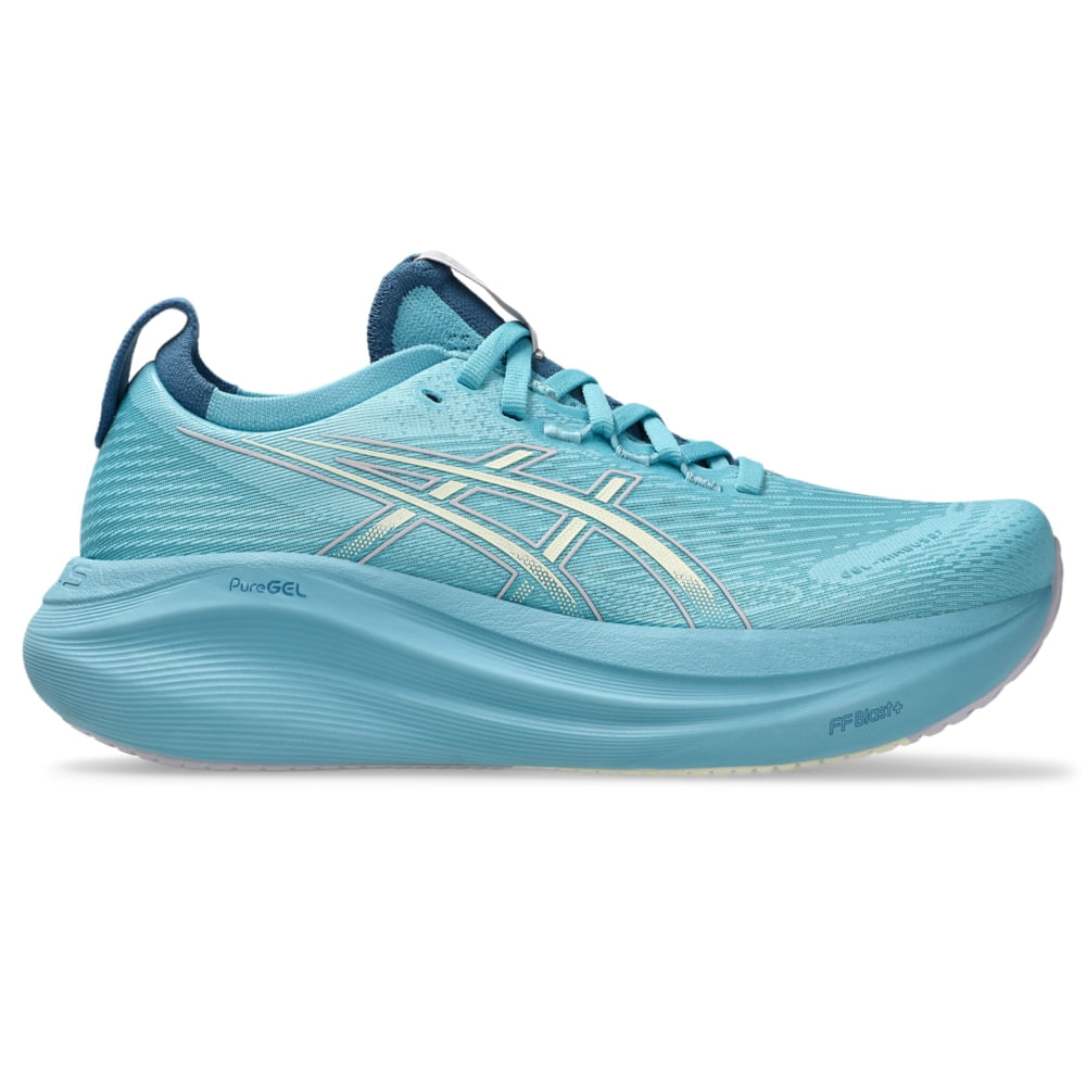 Tênis Asics Gel-nimbus 27 Feminino - Azul | Bege