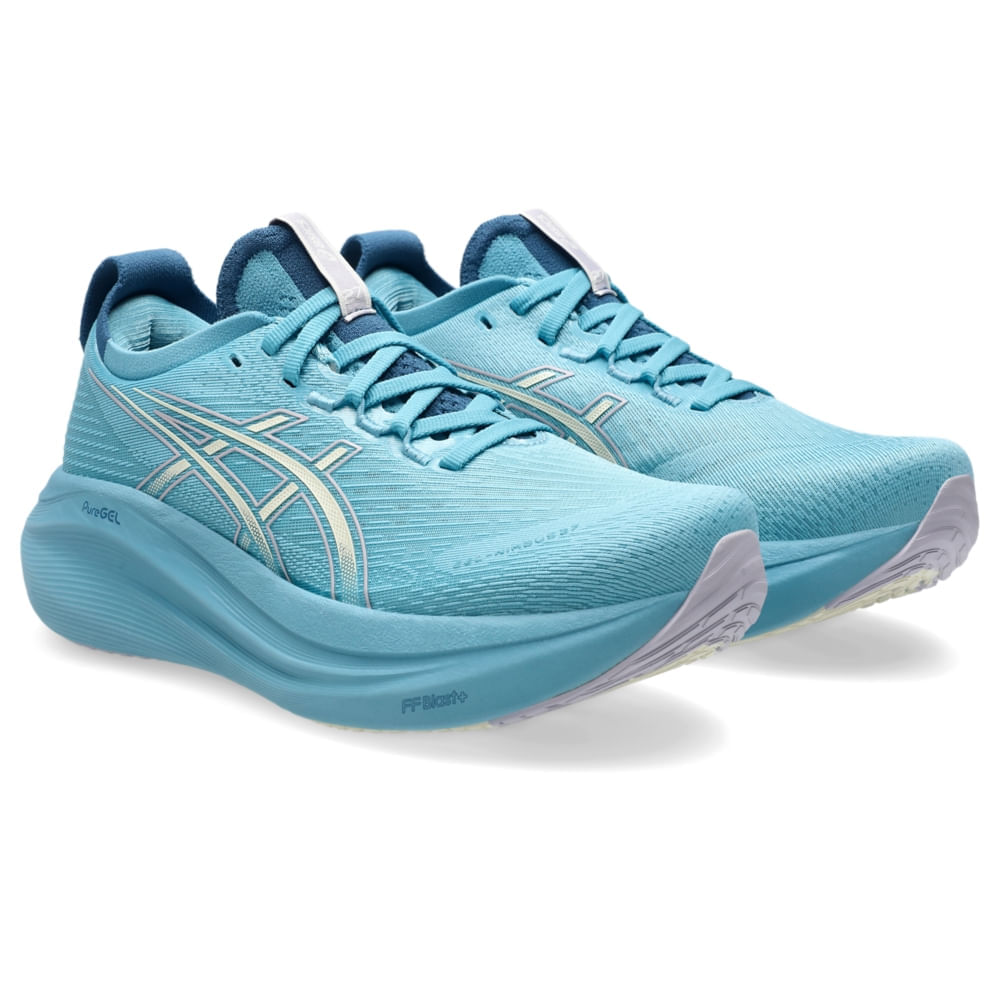 Tênis Asics Gel-nimbus 27 Feminino - Azul | Bege