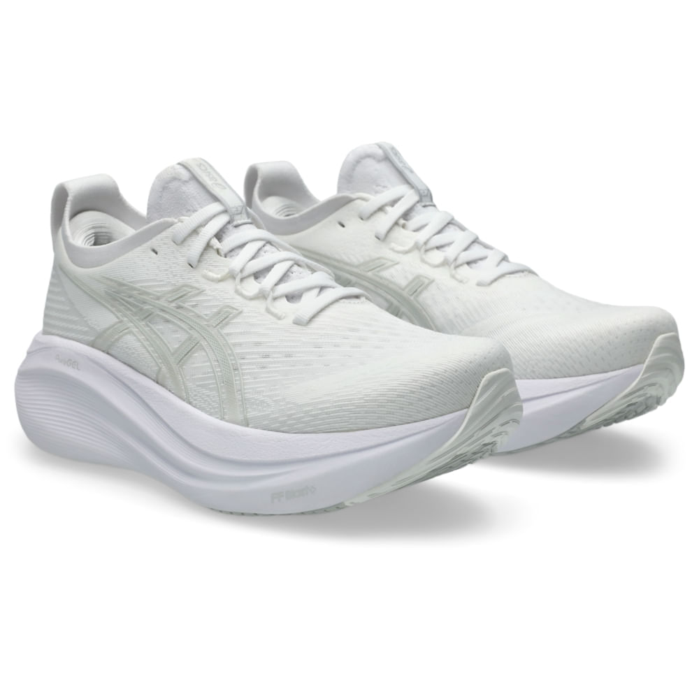 Tênis Asics Gel-nimbus 27 Feminino - Branco | Cinza