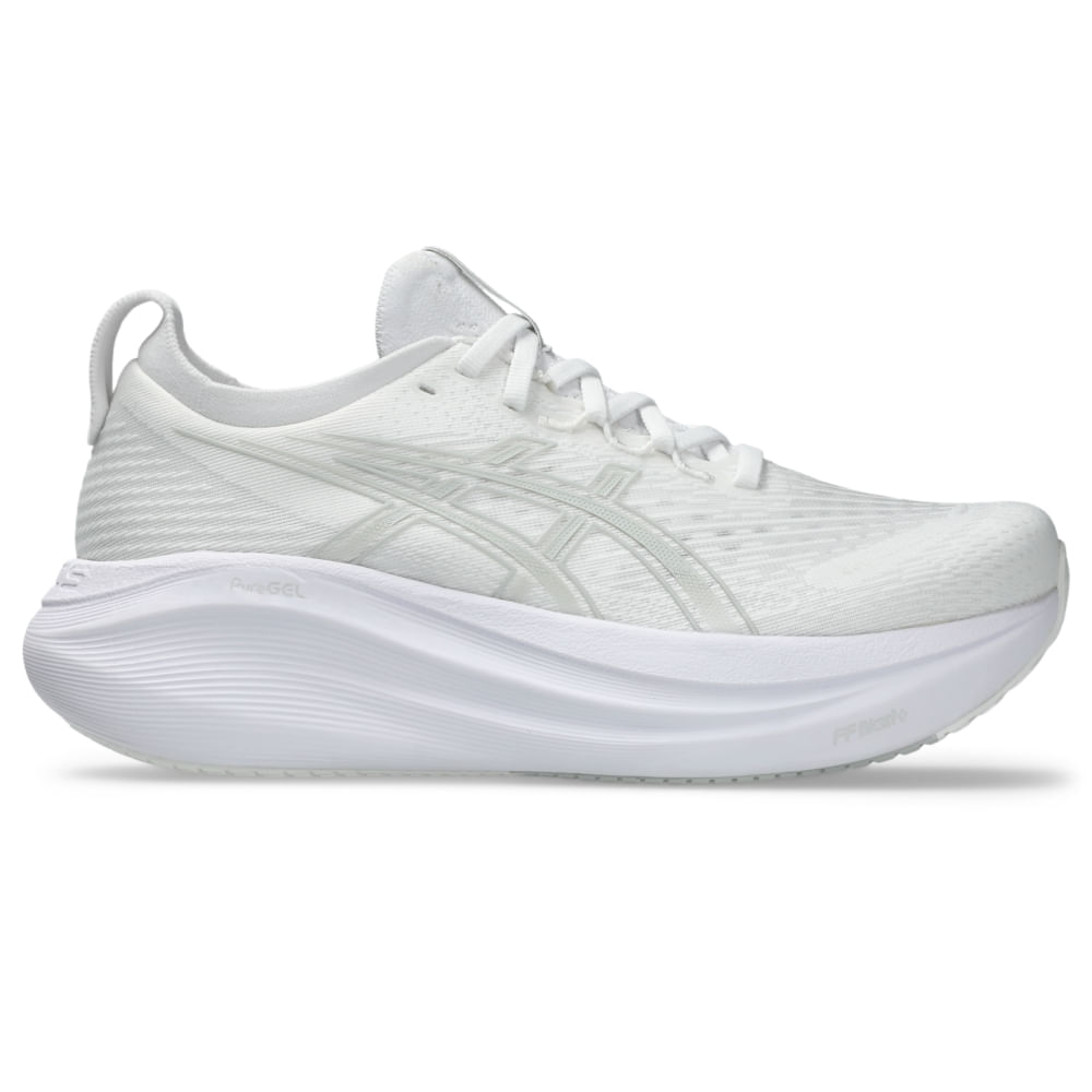 Tênis Asics Gel-nimbus 27 Feminino - Branco | Cinza