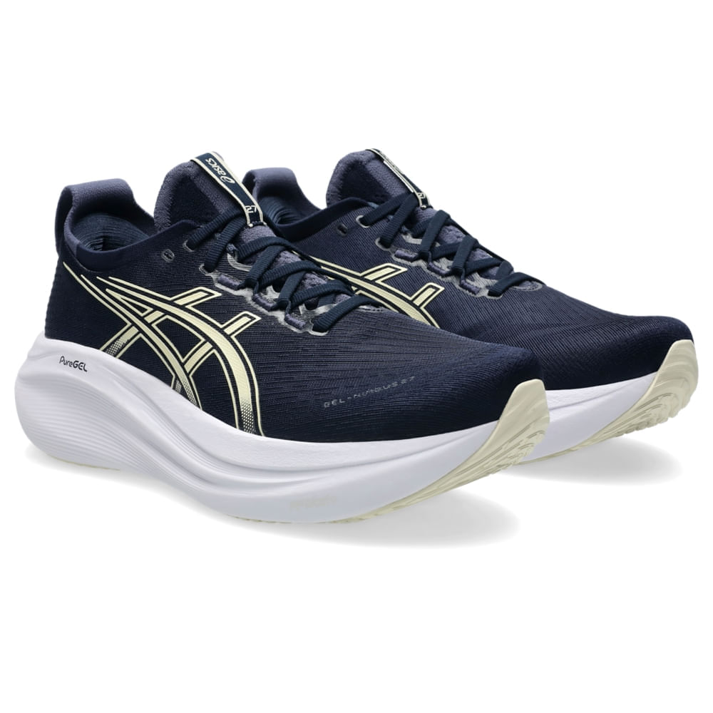 Tênis Asics Gel-nimbus 27 Masculino - Azul | Bege