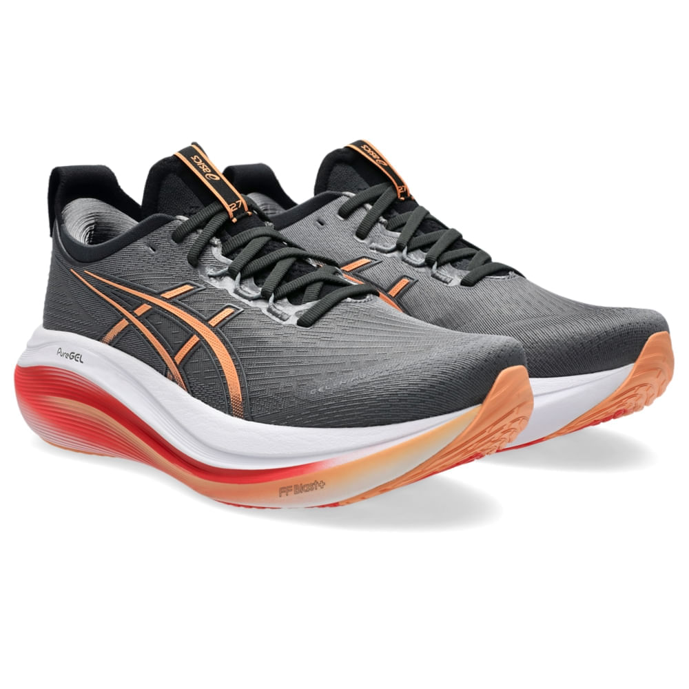 Tênis Asics Gel-nimbus 27 Masculino - Cinza | Rosa