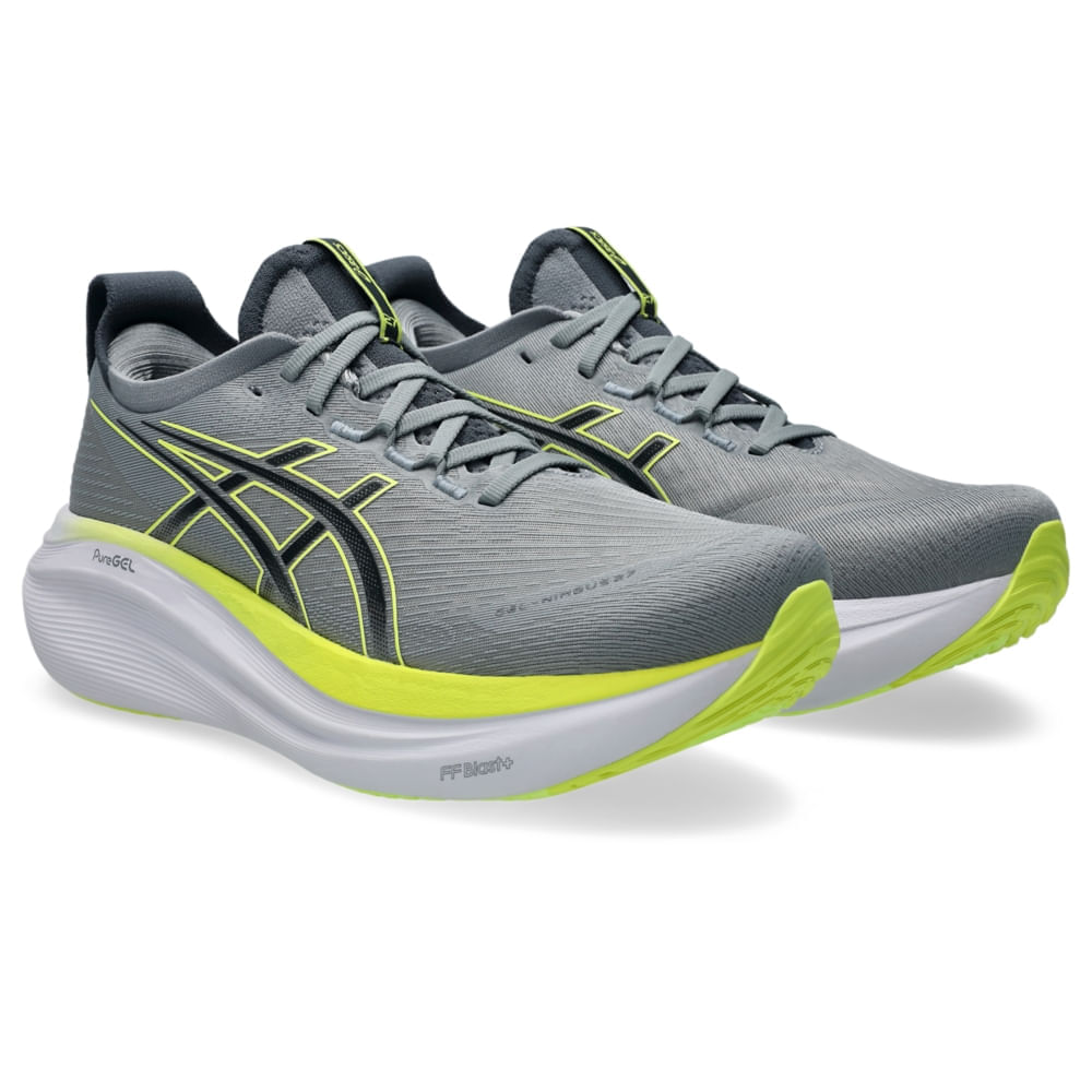 Tênis Asics Gel-nimbus 27 Masculino - Cinza | Verde