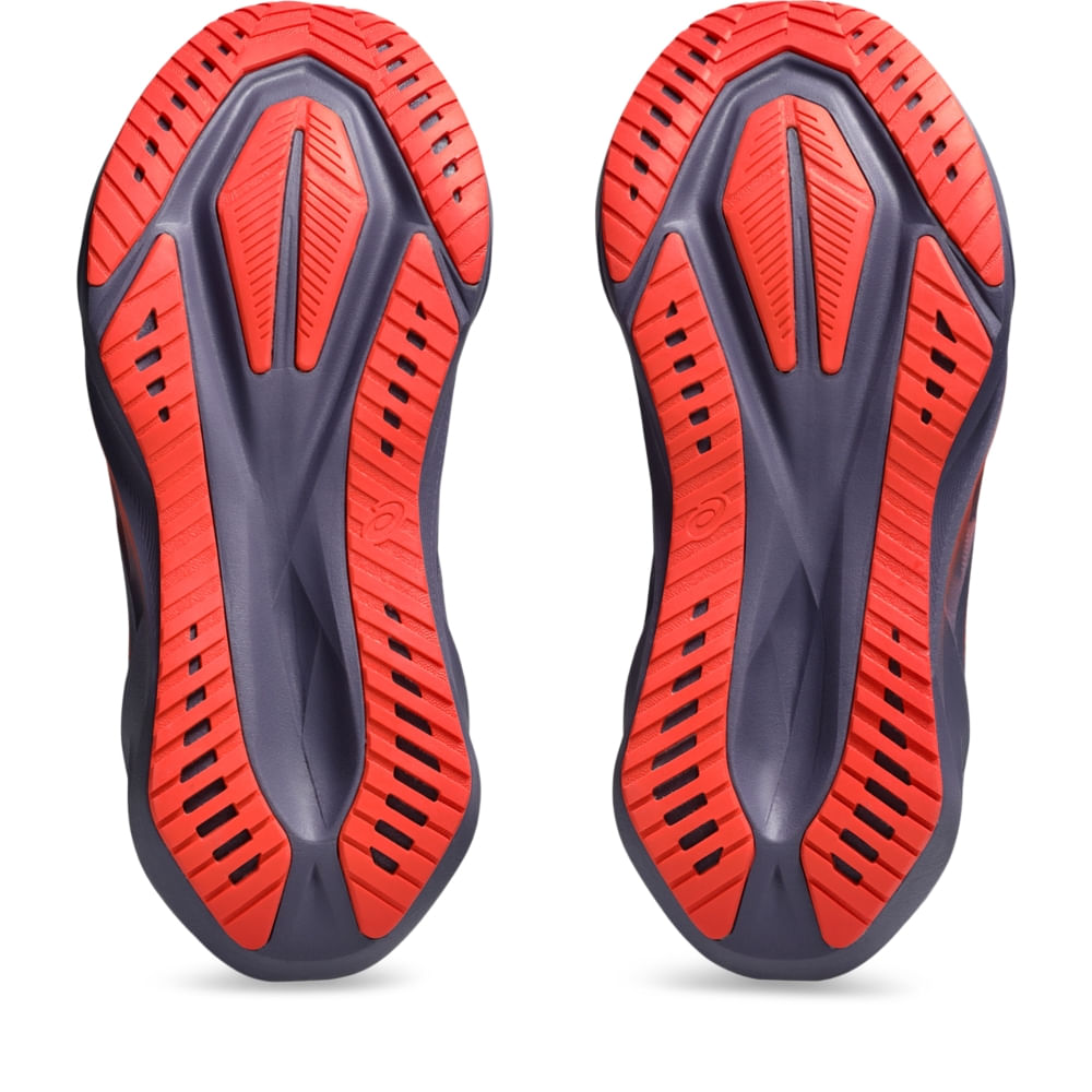 Tênis Asics Novablast 5 Feminino - CinzaEscuro | Rosa