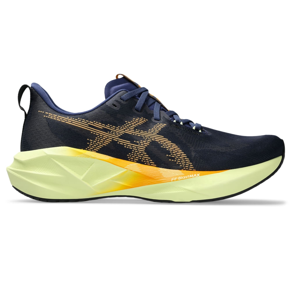 Tênis Asics Novablast 5 Masculino - Azul | Laranja
