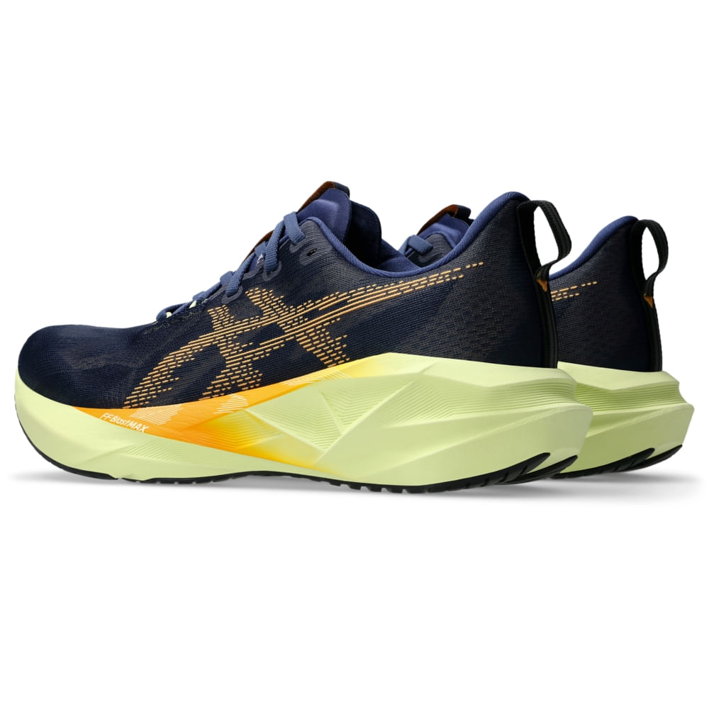 Tênis Asics Novablast 5 Masculino - Azul | Laranja
