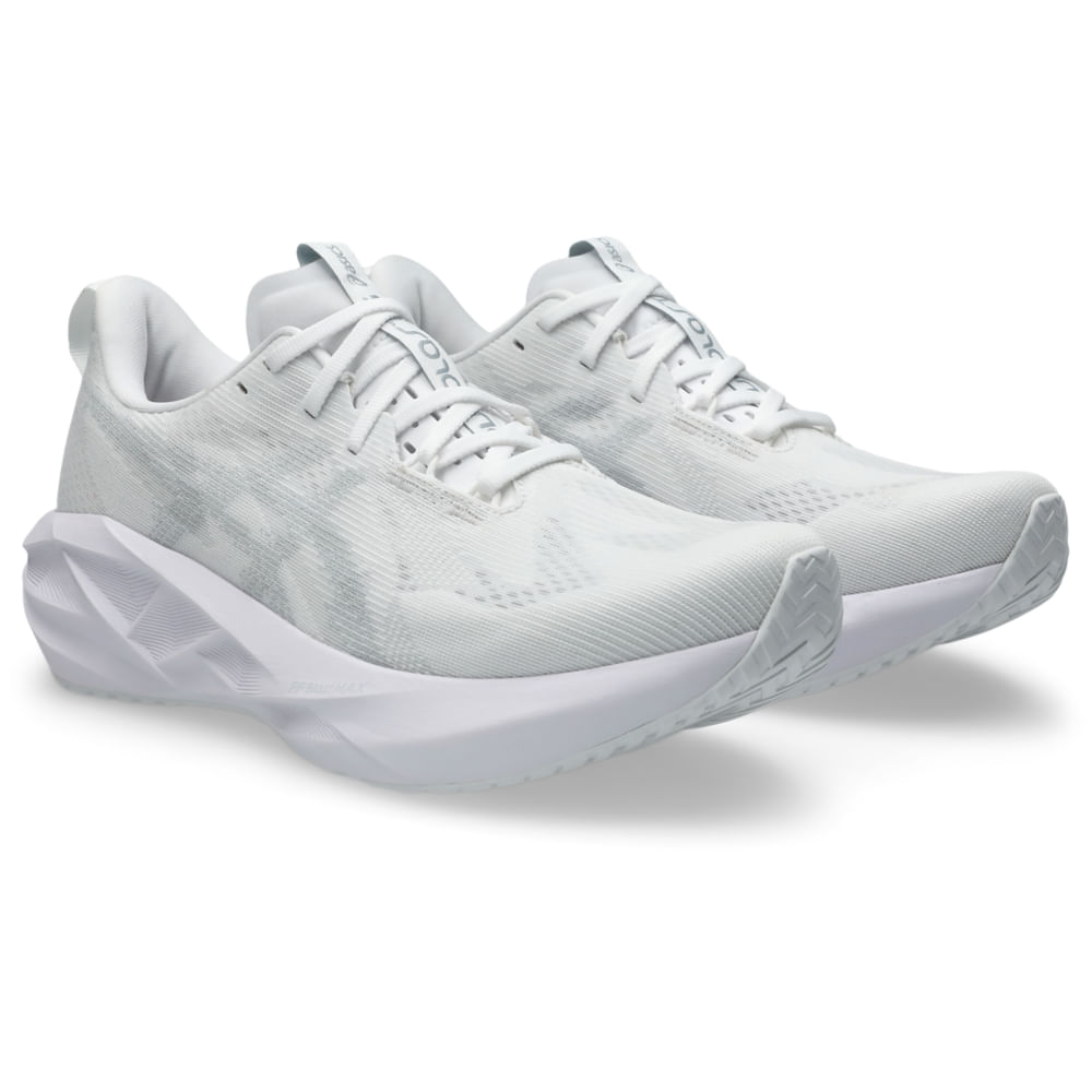 Tênis Asics Novablast 5 Masculino - Branco | Cinza