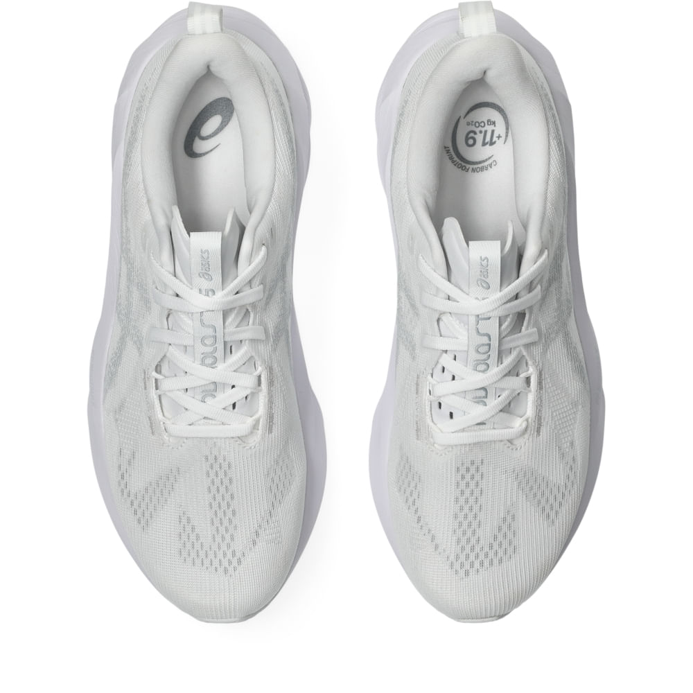 Tênis Asics Novablast 5 Masculino - Branco | Cinza