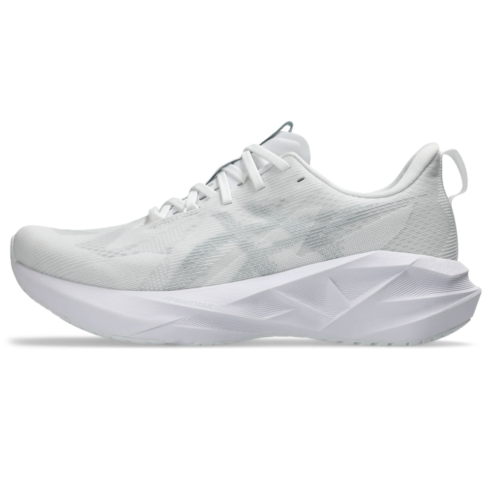 Tênis Asics Novablast 5 Masculino - Branco | Cinza