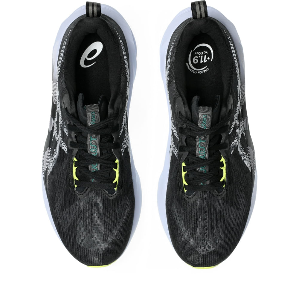 Tênis Asics Novablast 5 Masculino - Preto | Verde