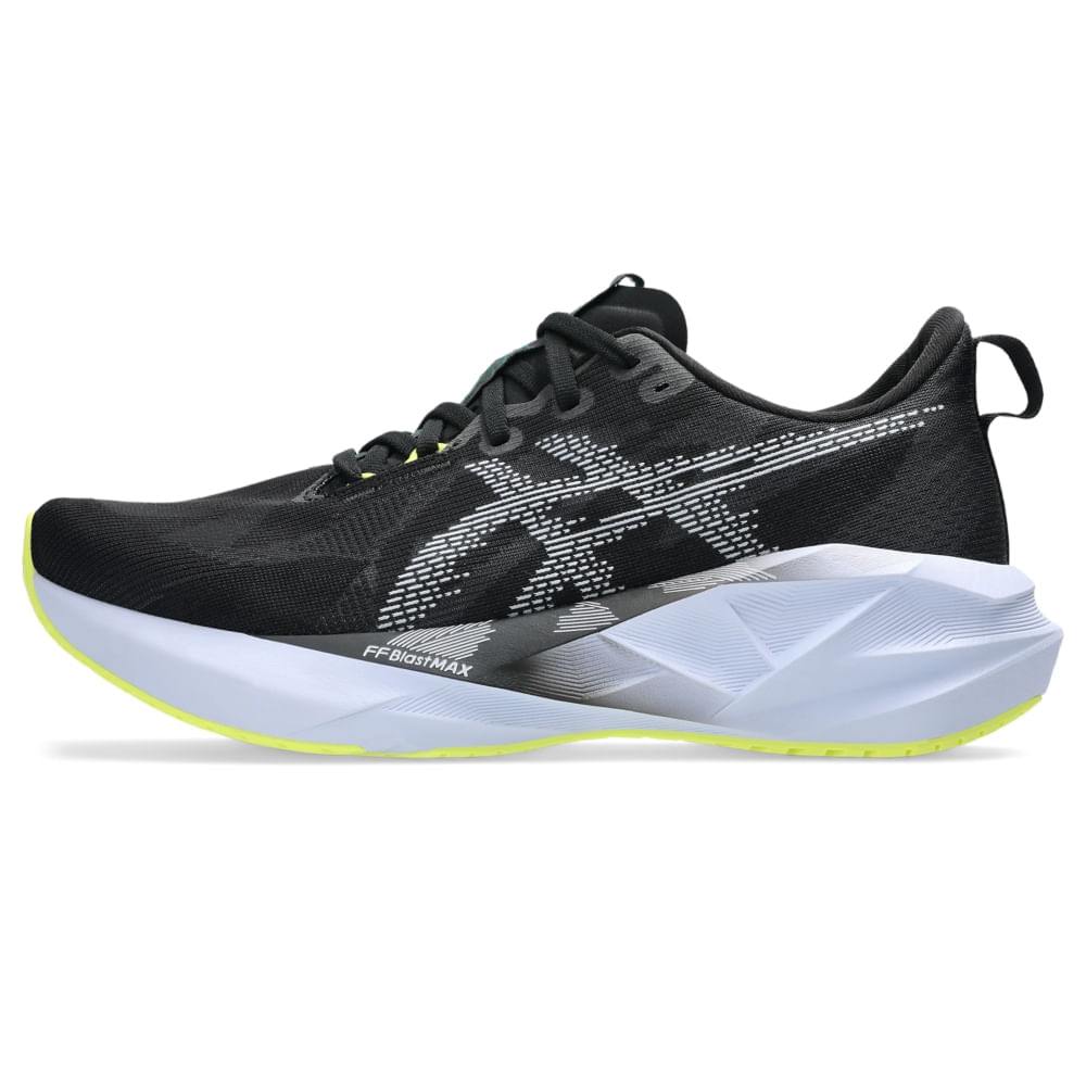 Tênis Asics Novablast 5 Masculino - Preto | Verde