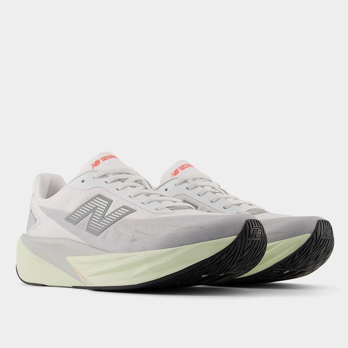 Tênis New Balance Fuelcell Rebel V5 Feminino - Cinza