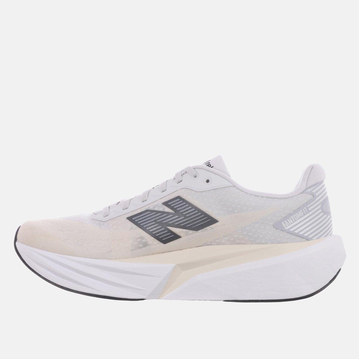 Tênis New Balance Fuelcell Rebel V5 Masculino - Cinza Claro