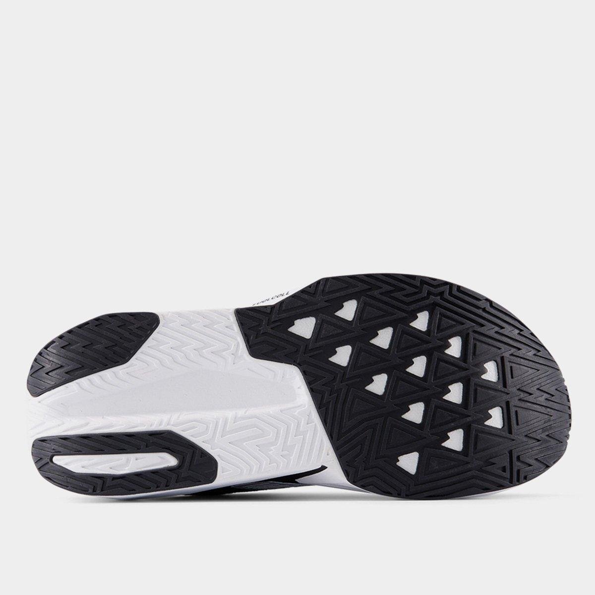 Tênis New Balance Fuelcell Rebel V5 Masculino - Preto+Branco