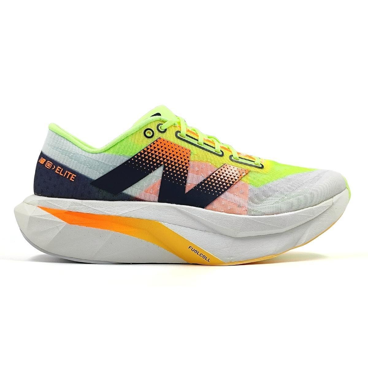 Tênis New Balance Fuelcell Supercomp Elite V4 Masculino - Branco+Verde Claro