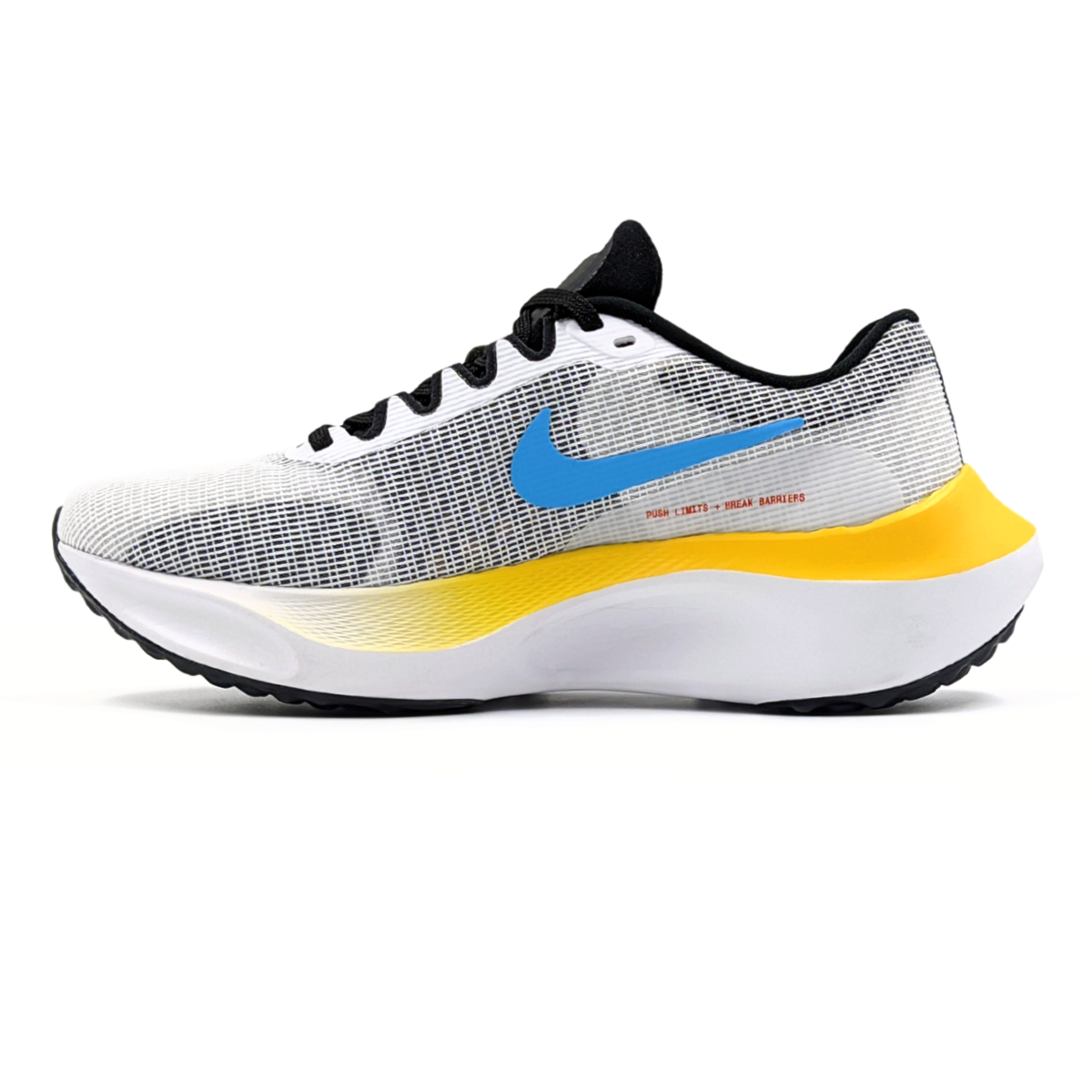 Tênis Nike Zoom Fly 5 Feminino - Branco Amarelo
