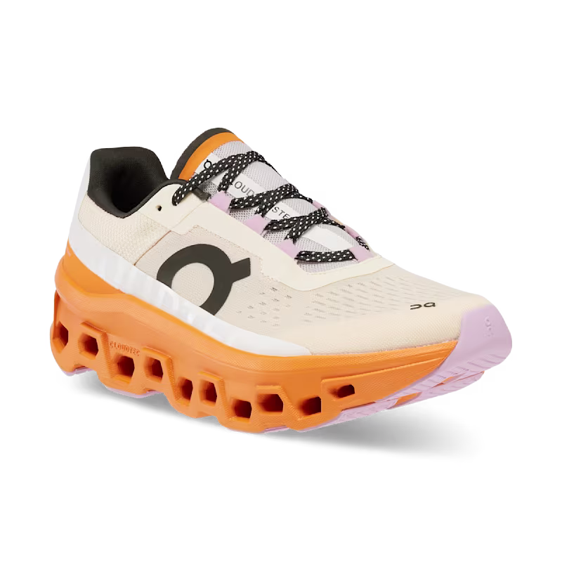 Tênis ON Cloudmonster Feminino - Fawn  |  Turmeric