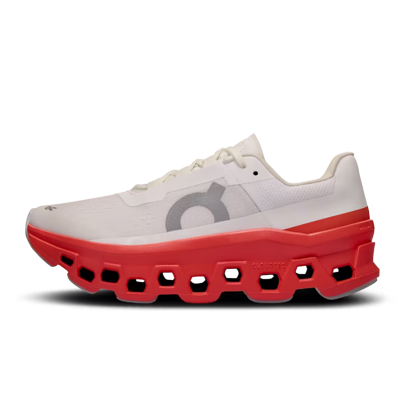 Tênis ON Cloudmonster Feminino - White  |  Flame