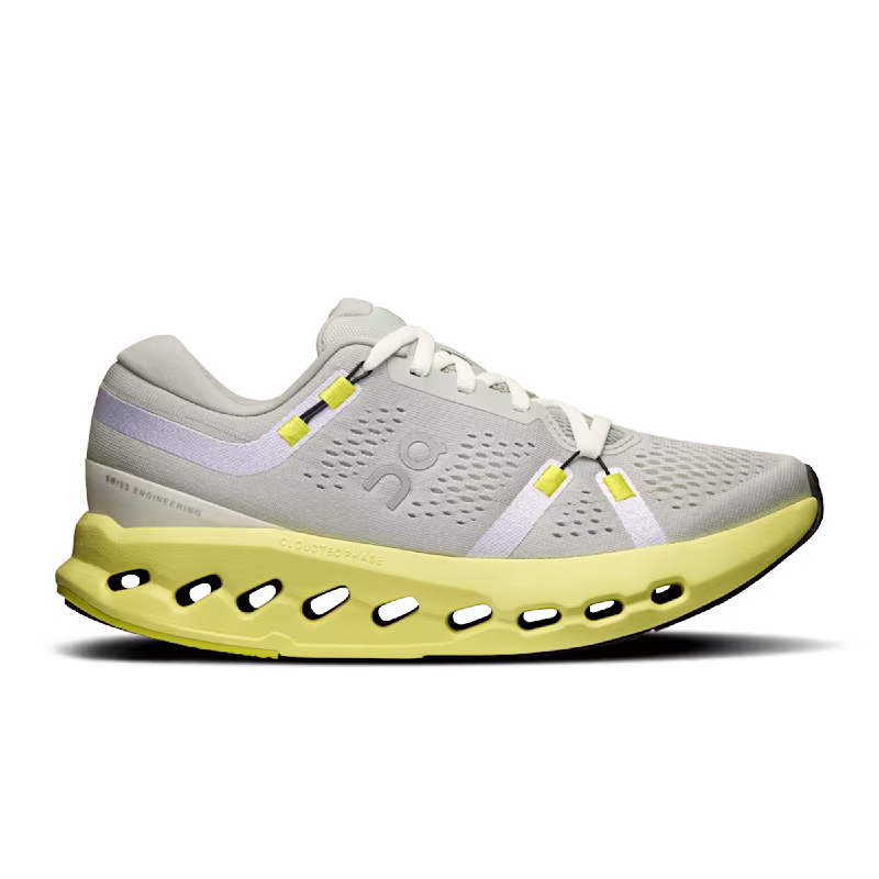 Tênis ON Cloudsurfer 2 Feminino - Glacier  |  Limelight