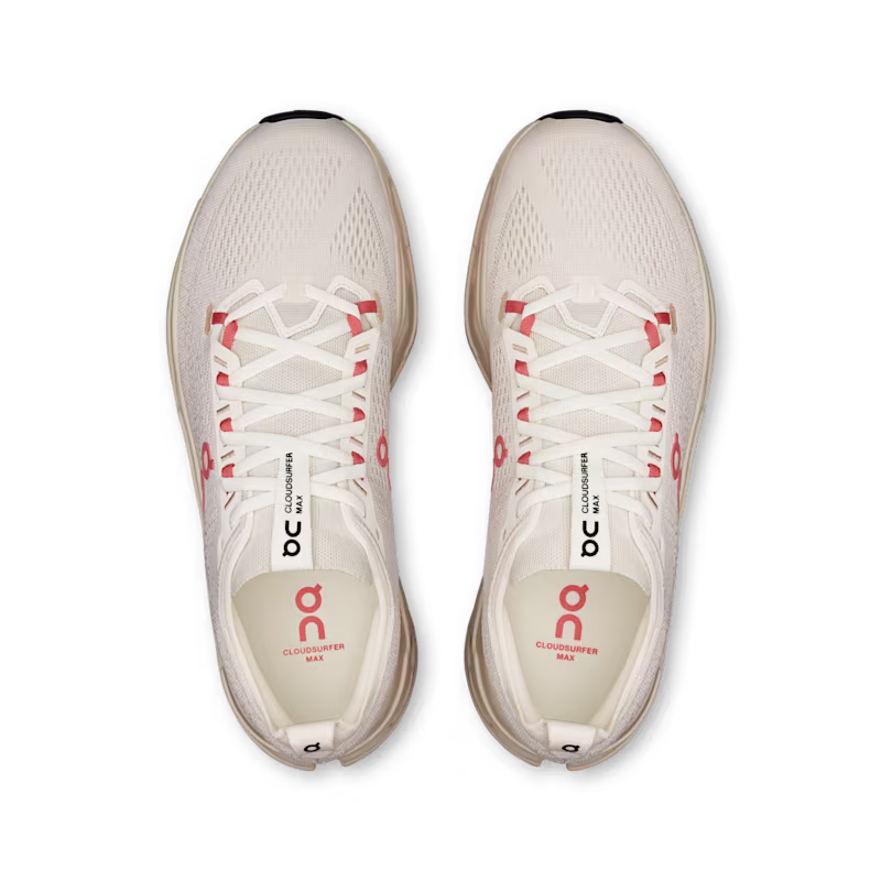 Tênis ON Cloudsurfer Max Masculino - Ivory  |  Salmon